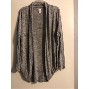 Grey oversized cardigan
